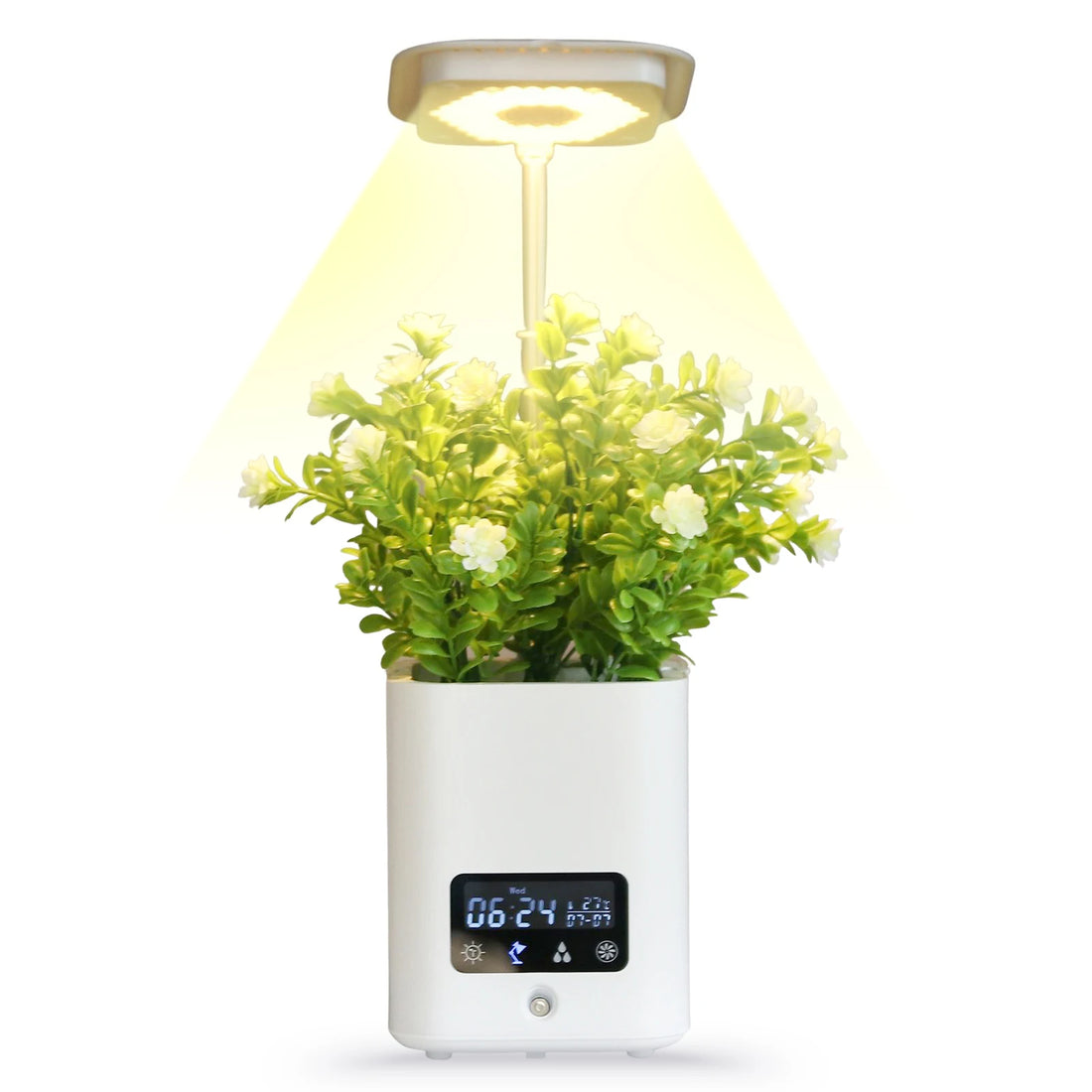 Indoor Herb Garden With Led Grow Light